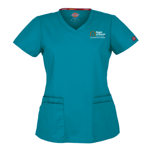 Right at Home Canada Contemporary Fit Vneck Scrub Top