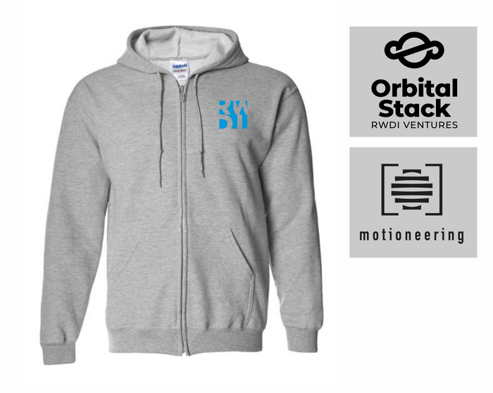 RWDI Full Zip Hooded Sweatshirt