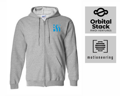 RWDI Full Zip Hooded Sweatshirt
