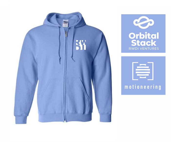 RWDI Full Zip Hooded Sweatshirt