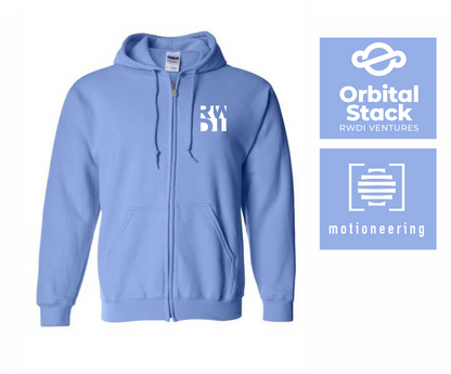 RWDI Full Zip Hooded Sweatshirt