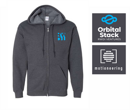 RWDI Full Zip Hooded Sweatshirt
