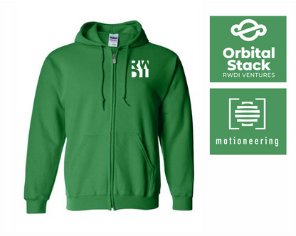 RWDI Full Zip Hooded Sweatshirt