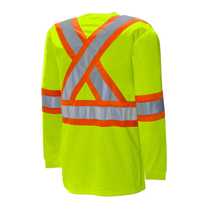 RWDI Hi Vis Long Sleeve Polyester Wicking T-Shirt