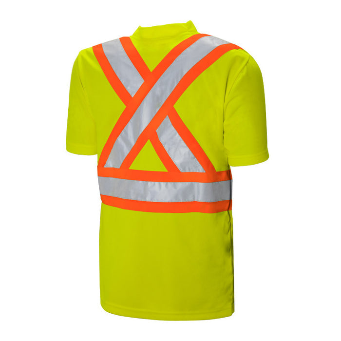 RWDI Hi Vis Short Sleeve Polyester wicking T-Shirt