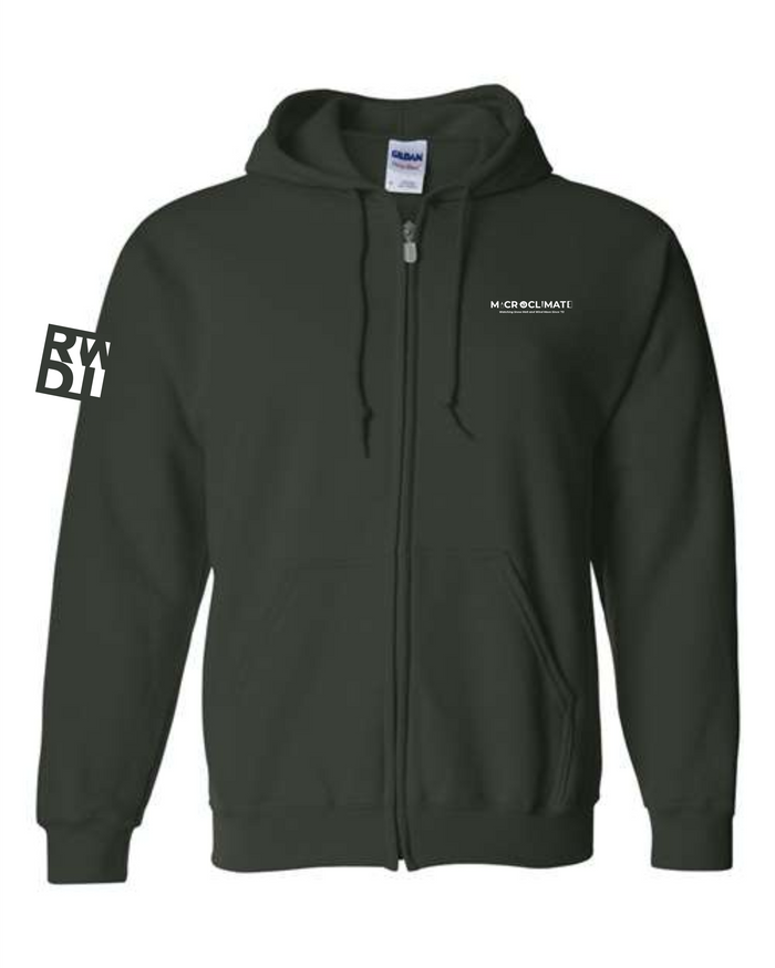 RWDI Microclimate Full Zip Hooded Sweatshirt