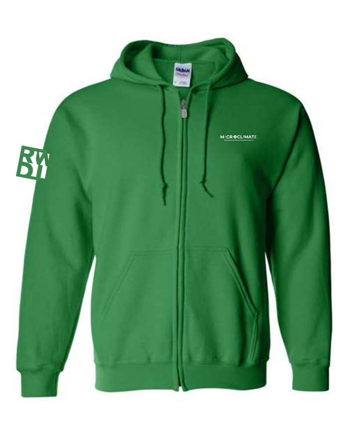 RWDI Microclimate Full Zip Hooded Sweatshirt