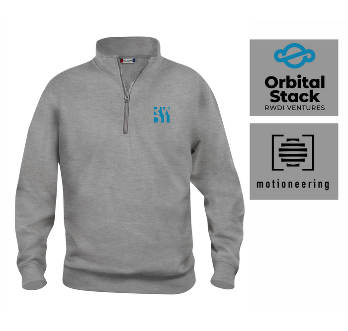 RWDI Quarter Zip Fleece Sweatshirt