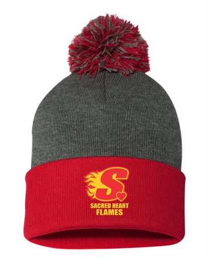 Sacred Heart Pom Pom Toque