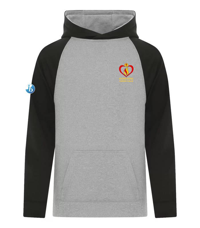 Sacred Heart Youth Colour Block Performance Hooded Sweatshirt