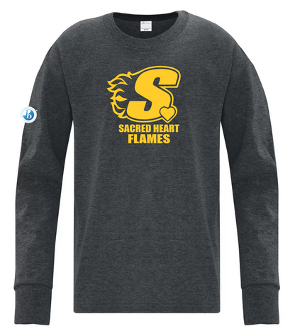 Sacred Heart Youth Long Sleeve Cotton T-shirt