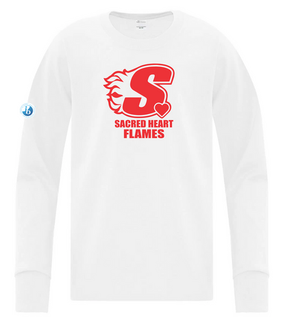 Sacred Heart Youth Long Sleeve Cotton T-shirt