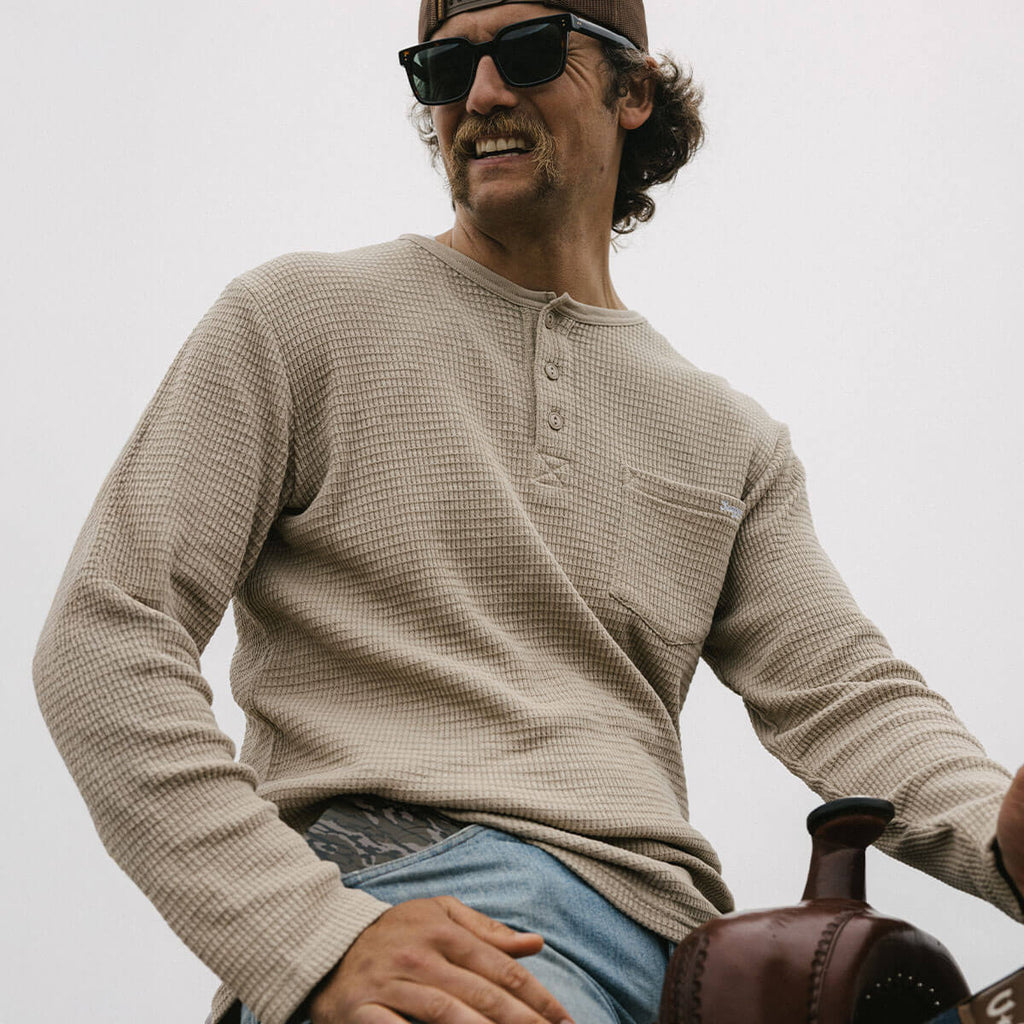 Seager Sawpit Henley Long Sleeve Thermal
