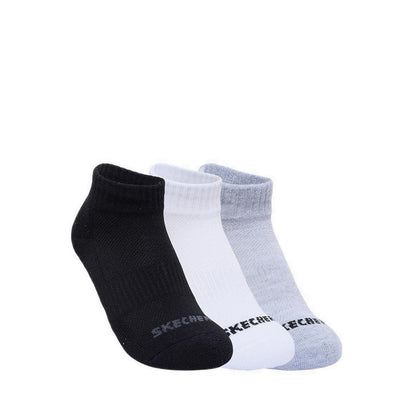 Skechers 3Pk Boys 1/2 Terry Qtr Crew - Multicolor