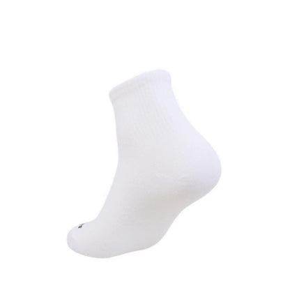 Skechers 3Pk Boys Non Terry Qtr Crew Socks - White / Grey