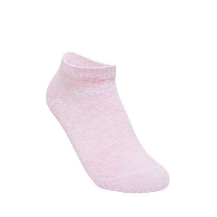 Skechers 3Pk Girls Non Terry Low Cut - Pink