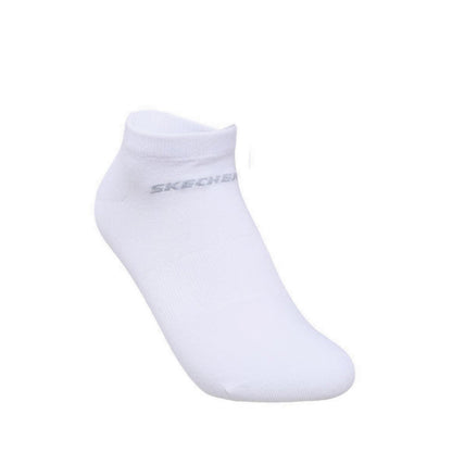 Skechers 3Pk Girls Non Terry Low Cut - White