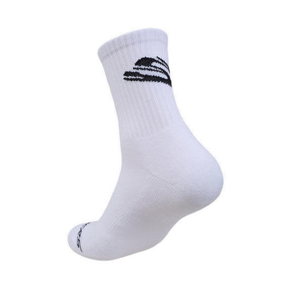 Skechers 3Pk Mens 1/2 Terry Low Crew Socks - White