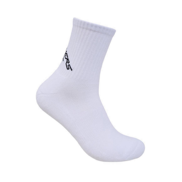Skechers 3Pk Mens 1/2 Terry Low Crew Socks - White
