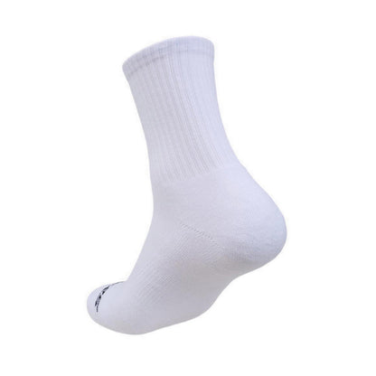 Skechers 3Pk Mens 1/2 Terry Low Crew Socks - White