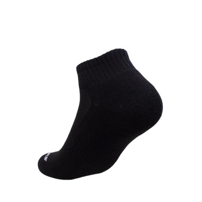 Skechers 3Pk Unisex 1/2 Terry Qtr Crew Socks - White / Black