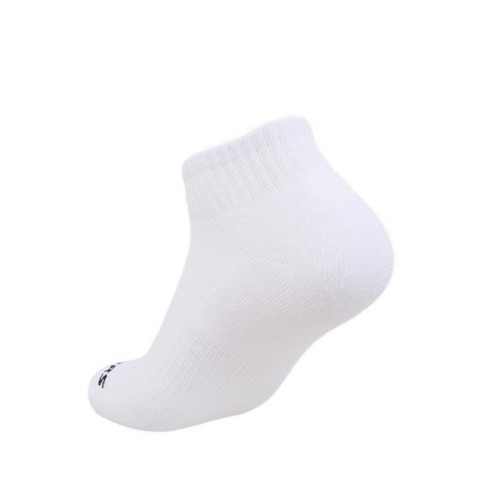 Skechers 3Pk Unisex 1/2 Terry Qtr Crew Socks - White / Black
