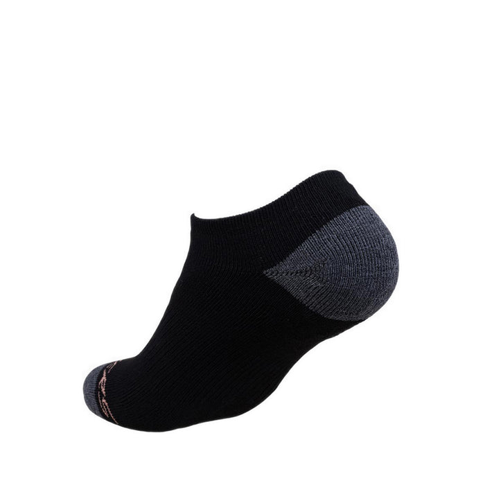 Skechers 3Pk Women Full Terry No Show Socks - Black / White / Grey