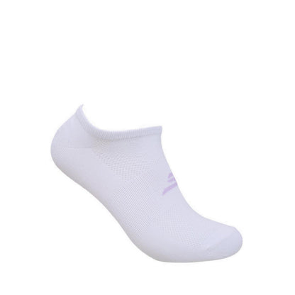 Skechers 3Pk Womens Microfiber Non Terry No Show Socks - Pink / Black