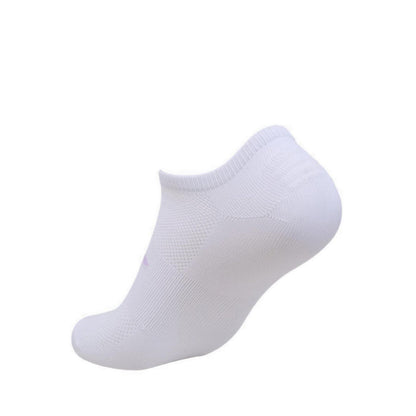 Skechers 3Pk Womens Microfiber Non Terry No Show Socks - Pink / Black