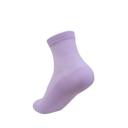 Skechers 3Pk Womens Non Terry Anklet Socks - White / Pink / Purple