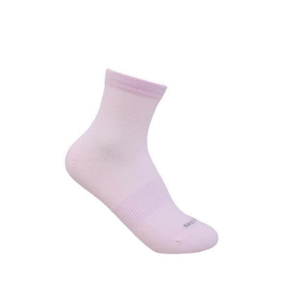 Skechers 3Pk Womens Non Terry Anklet Socks - White / Pink / Purple