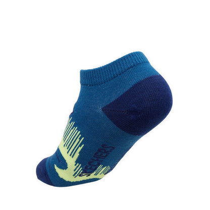 Skechers 6Pk Boys 1/2 Terry Low Cut Socks - Teal