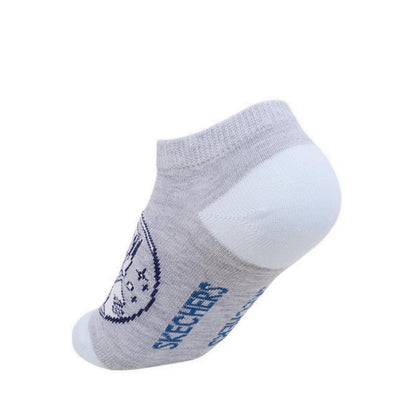 Skechers 6Pk Boys 1/2 Terry Low Cut Socks - Teal