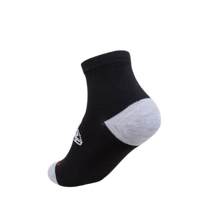 Skechers 6Pk Boys Non Terry High Qtr Crew Socks - Grey / Grey