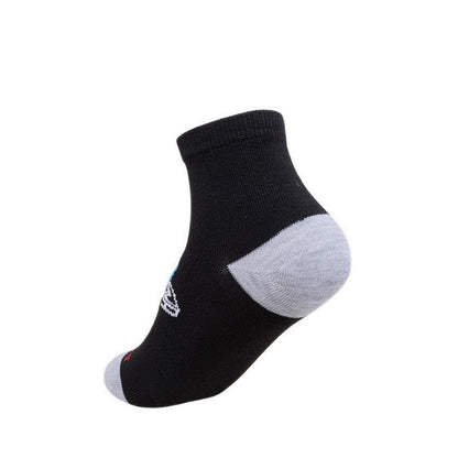 Skechers 6Pk Boys Non Terry High Qtr Crew Socks - Grey / Grey