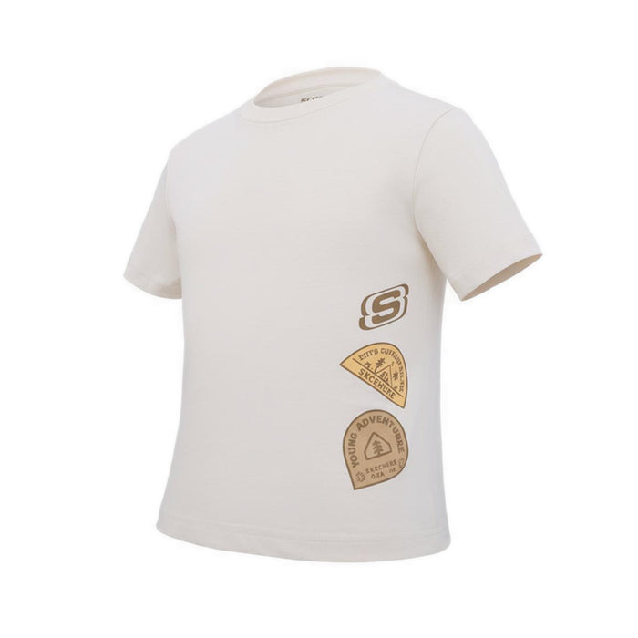 Skechers Boys Toddler Outdoor T-Shirt - Cream