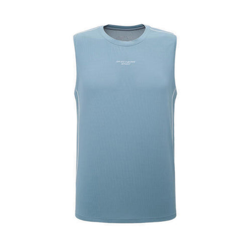 Skechers Men Sport Sleeveless Tee - Blue