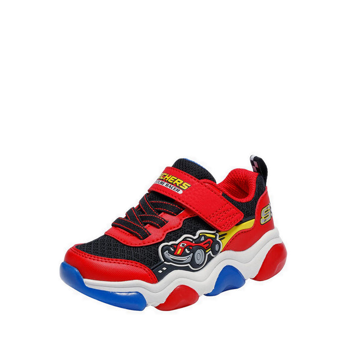 Skechers Mighty Glow 2.0 Boy's Lifestyle Shoes  Red(Play School) - Red