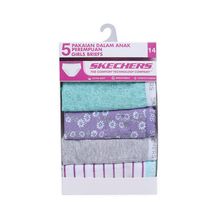 Skechers Ske Friendship Girls 5 Pck Pink - Multi Color