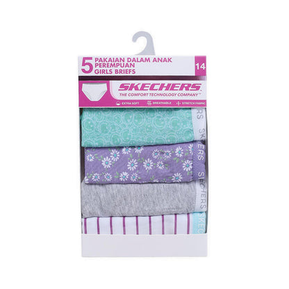 Skechers Ske Friendship Girls 5 Pck Pink - Multi Color