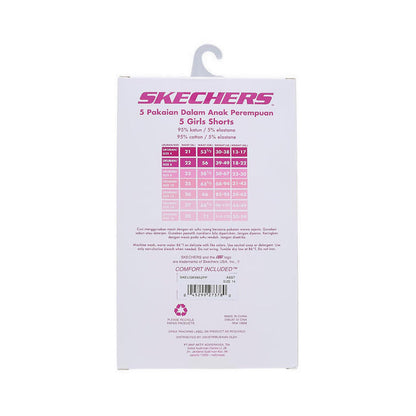 Skechers Ske Friendship Girls 5 Pck Pink - Multi Color