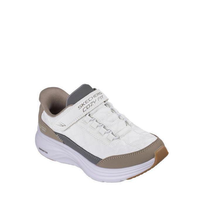 Skechers Slip-Ins Contour Foam Boy's Lifestyle Shoes (Grade School / Teen) - White