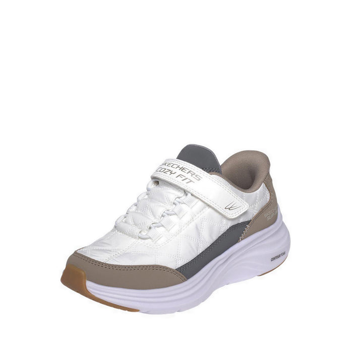 Skechers Slip-Ins Contour Foam Boy's Lifestyle Shoes (Grade School / Teen) - White