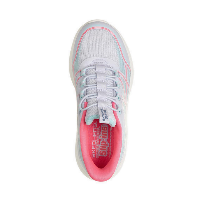 Skechers Slip-Ins Microspec Velocity Girl's Lifestyle Shoes - Grey