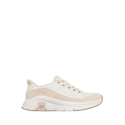Skechers Slip-Ins Relaxed Fit Flex Women's Training Shoes - Natural