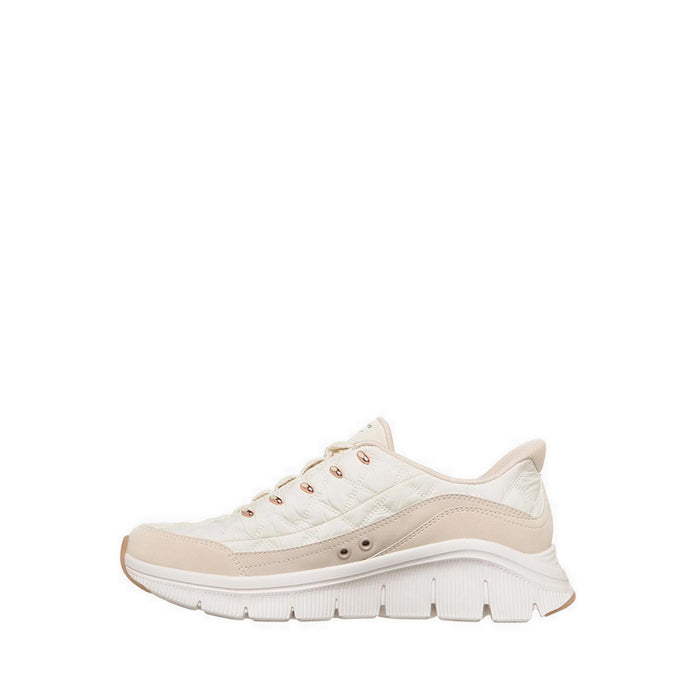 Skechers Slip-Ins Relaxed Fit Flex Women's Training Shoes - Natural