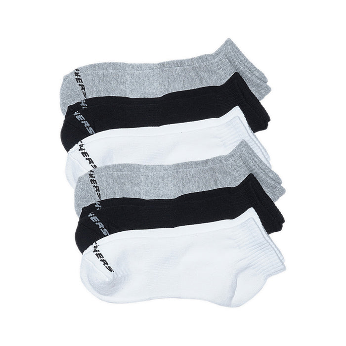 SKECHERS UNI 6PK QUARTER SOCK M107 UNISEX - MULTICOLOR