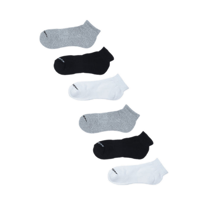 SKECHERS UNI 6PK QUARTER SOCK M107 UNISEX - MULTICOLOR