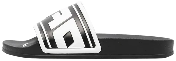 Off-White Sliders Logo Embossed "Black White"