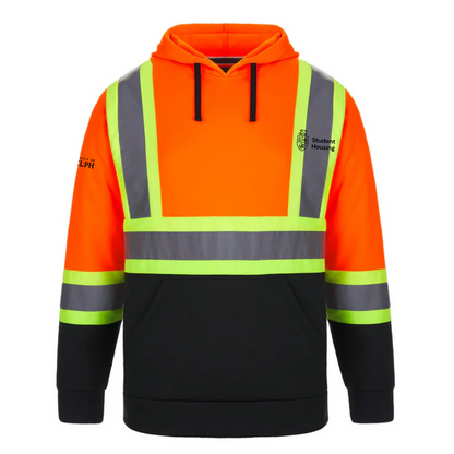 Student Housing Full Pullover Hi Vis Hoodie